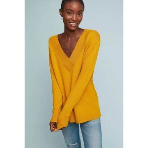 Anthropologie Galizia Tunic Sweater - Gold - Medium